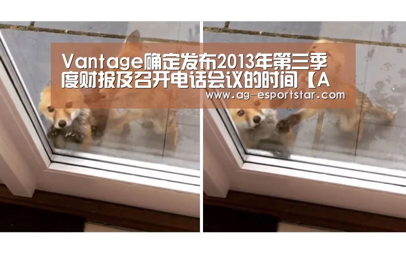 Vantage确定发布2013年第三季度财报及召开电话会议的时间【AG篮球】(图2) AG足球